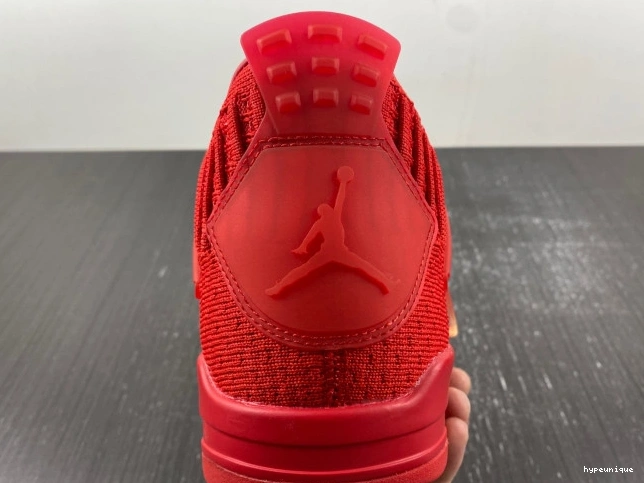 HYPE Red AQ3559-600 Jordan Retro 4 Flyknit 0819